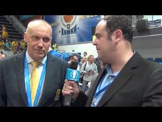 Eurocup Final game 2, post-game interview: Coach Rimas Kurtinaitis, BC Khimki Moscow region