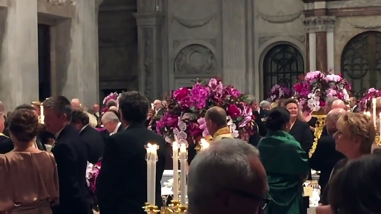 State Banquet at the Royal Palace Amsterdam