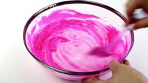 HOW TO MAKE SHOCKING PINK GIANT SLIME! DIY Slime Without Borax! by Bum Bum Surprise Toys