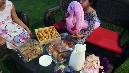 ام شعفه غرقت في المسبح | سلتلت راحت تبكي | العنود جابت العيد!