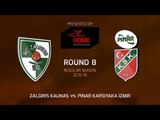 Highlights: Zalgiris Kaunas-Pinar Karsiyaka Izmir