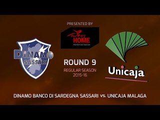 Highlights: Dinamo Banco di Sardegna Sassari-Unicaja Malaga