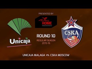 Highlights: Unicaja Malaga-CSKA Moscow