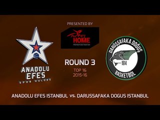 Video herunterladen: Highlights: Anadolu Efes Istanbul-Darussafaka Dogus Istanbul