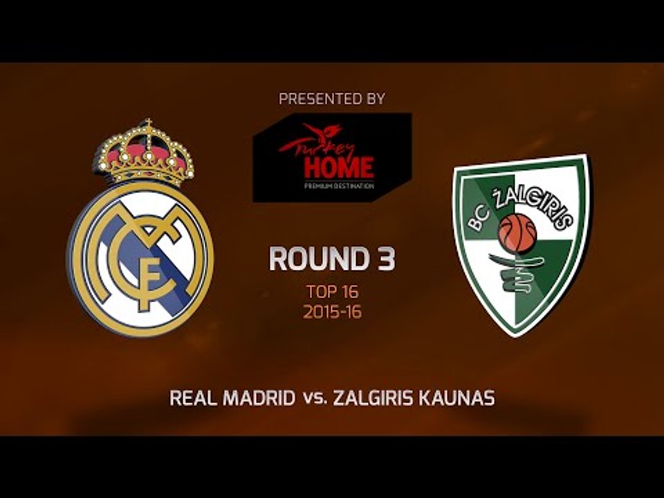 Highlights: Real Madrid-Zalgiris Kaunas