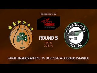 Highlights: Panathinaikos Athens-Darussafaka Dogus Istanbul