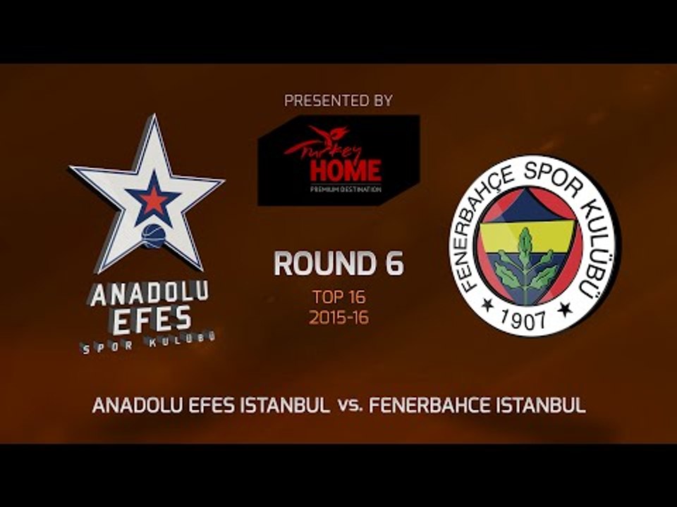 Highlights: Anadolu Efes Istanbul-Fenerbahce Istanbul