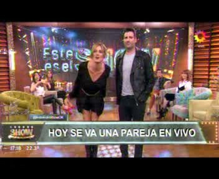 Paula en Este es el Show (beso para Pedro) - 18 de Agosto