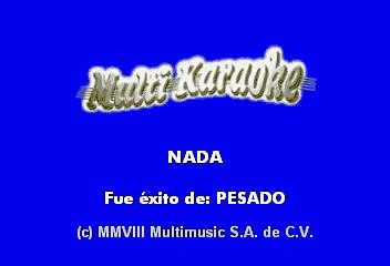 Grupo Pesado - Nada (Karaoke)