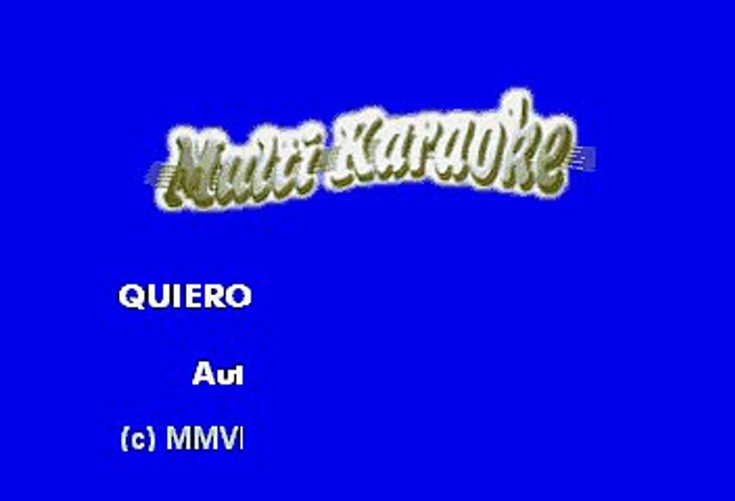 Grupo Pesado - Quiero gritar que te Amo (Karaoke)