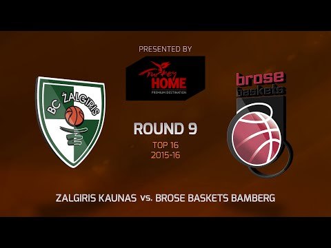 Highlights: Zalgiris Kaunas-Brose Baskets Bamberg