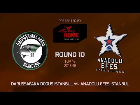 Highlights: Darussafaka Dogus Istanbul-Anadolu Efes Istanbul