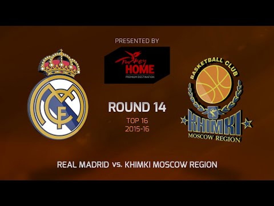 Highlights: Real Madrid-Khimki Moscow region