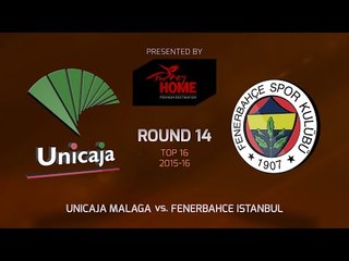 Highlights: Unicaja Malaga-Fenerbahce Istanbul