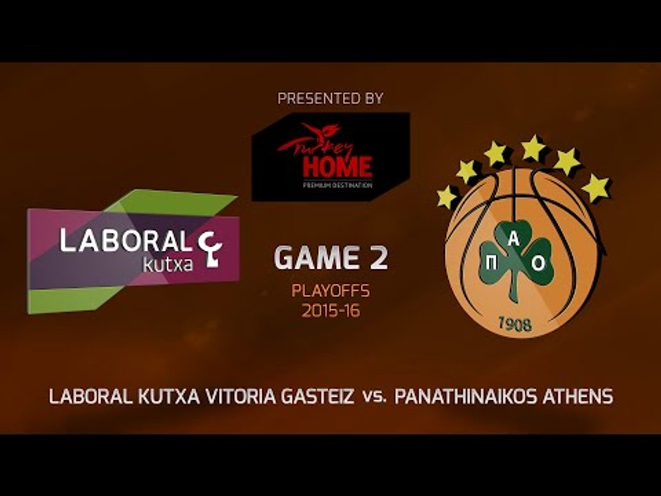 Highlights: Laboral Kutxa Vitoria-Panathinaikos Athens, Game-2