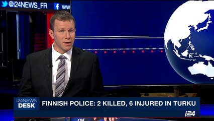 i24NEWS DESK | Finnish police: 2 killed, 6 injured in Turku | Friday, August 18th 2017