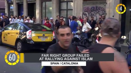 In 60 Seconds: Far Right Group Failed at Rallying Against Islam in Spain