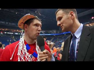 Post-game interview: Victor Khryapa, CSKA Moscow
