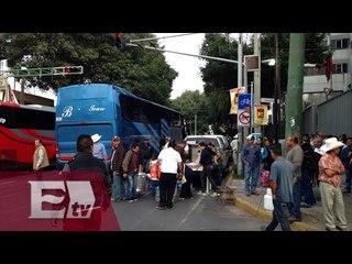 Campesinos bloquean Municipio Libre y Cuauhtémoc / Vianey Esquinca
