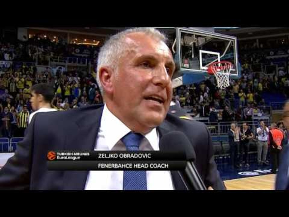 Post-game interview: Coach Obradovic, Fenerbahce Istanbul