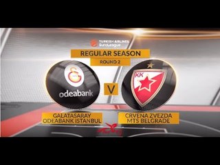 Highlights: Galatasaray Odeabank Istanbul-Crvena Zvezda mts Belgrade
