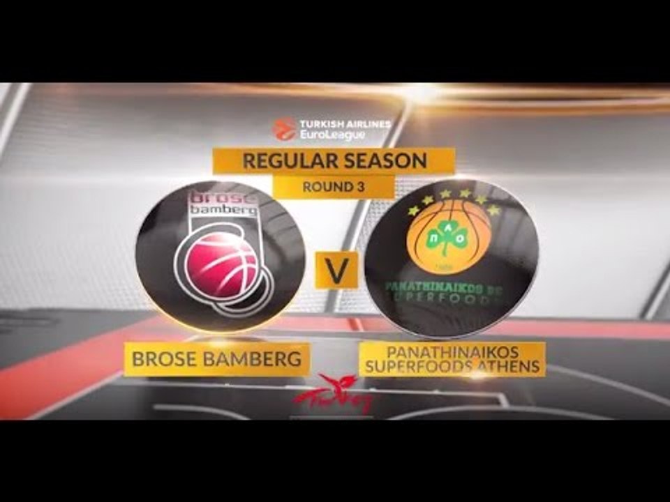 Highlights: Brose Bamberg-Panathinaikos Athens