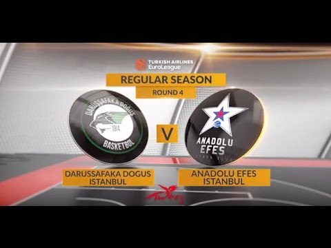 Highlights: Darussafaka Dogus Istanbul-Anadolu Efes Istanbul