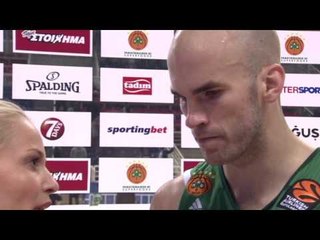 Post-game interview: Nick Calathes, Panathiniakos Superfoods Athens