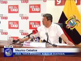 Pronunciamiento del  Ministro del Interior César Navas tras allanamiento