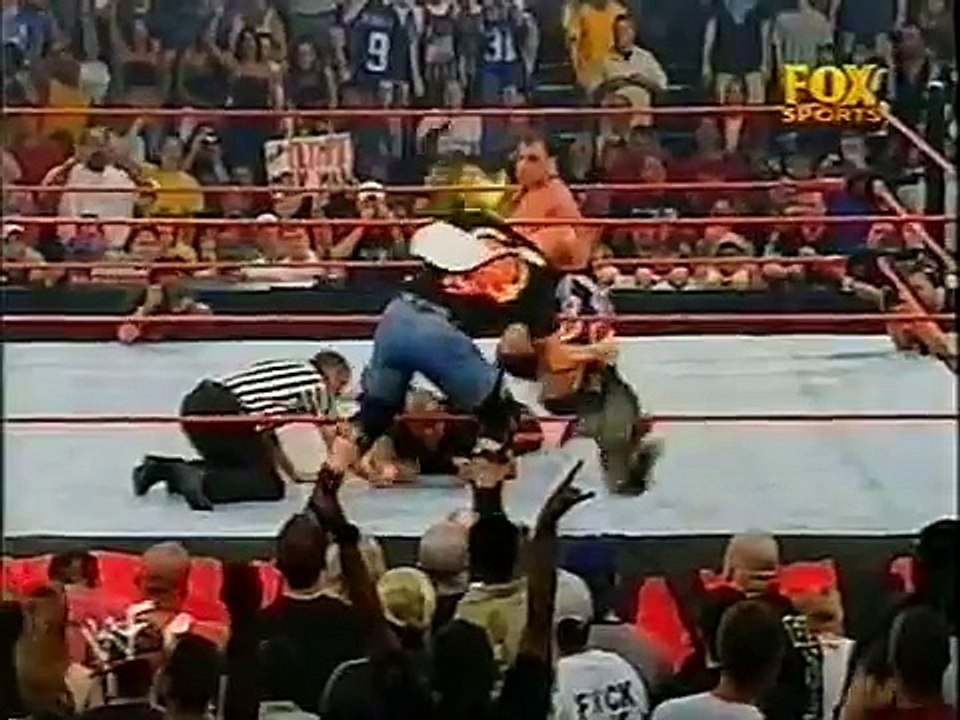 Stacy Keibler & Stasiak mistake prank Debra, then Stone Cold takes Angles medals WWF 01