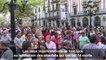 Manifestations extrême-droite et extrême-gauche à Barcelone