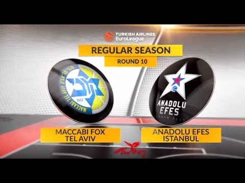 Highlights: Maccabi FOX Tel Aviv-Anadolu Efes Istanbul