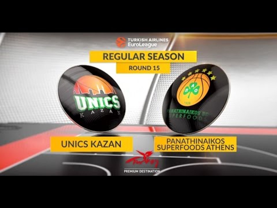 Highlights: Unics Kazan - Panathinaikos Superfoods Athens