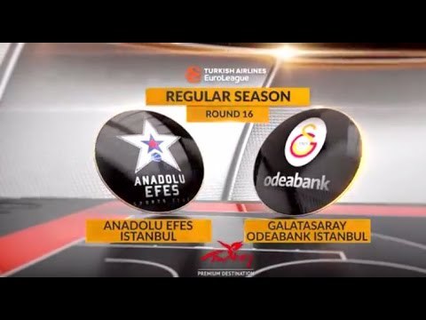 Highlights: Anadolu Efes Istanbul-Galatasaray Odeabank Istanbul