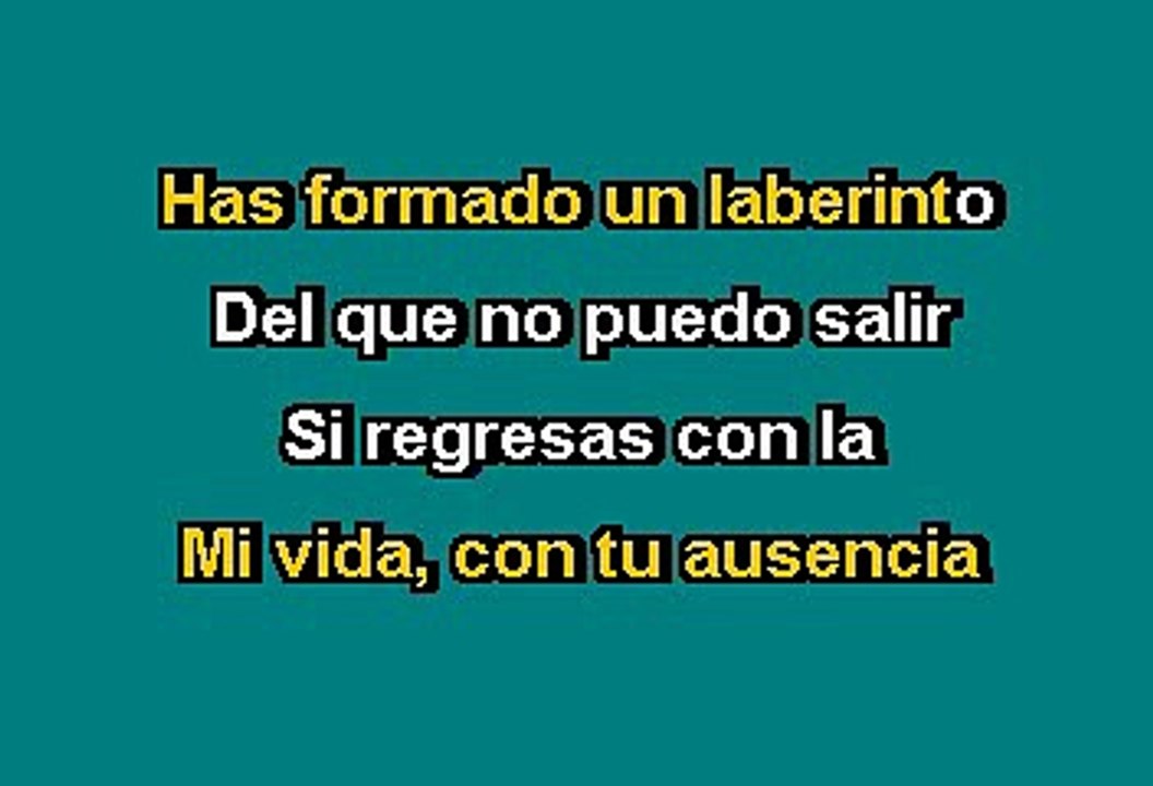 Laberinto - Sonia Lopez (Karaoke)
