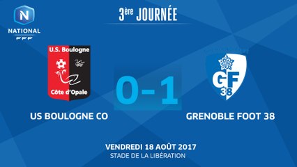 J3: US Boulogne CO-Grenoble FOOT 38 (0-1), le résumé