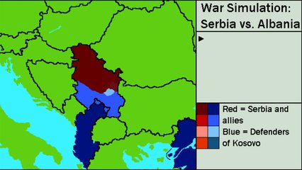 Alternate War Simulation: Serbia vs. Albania
