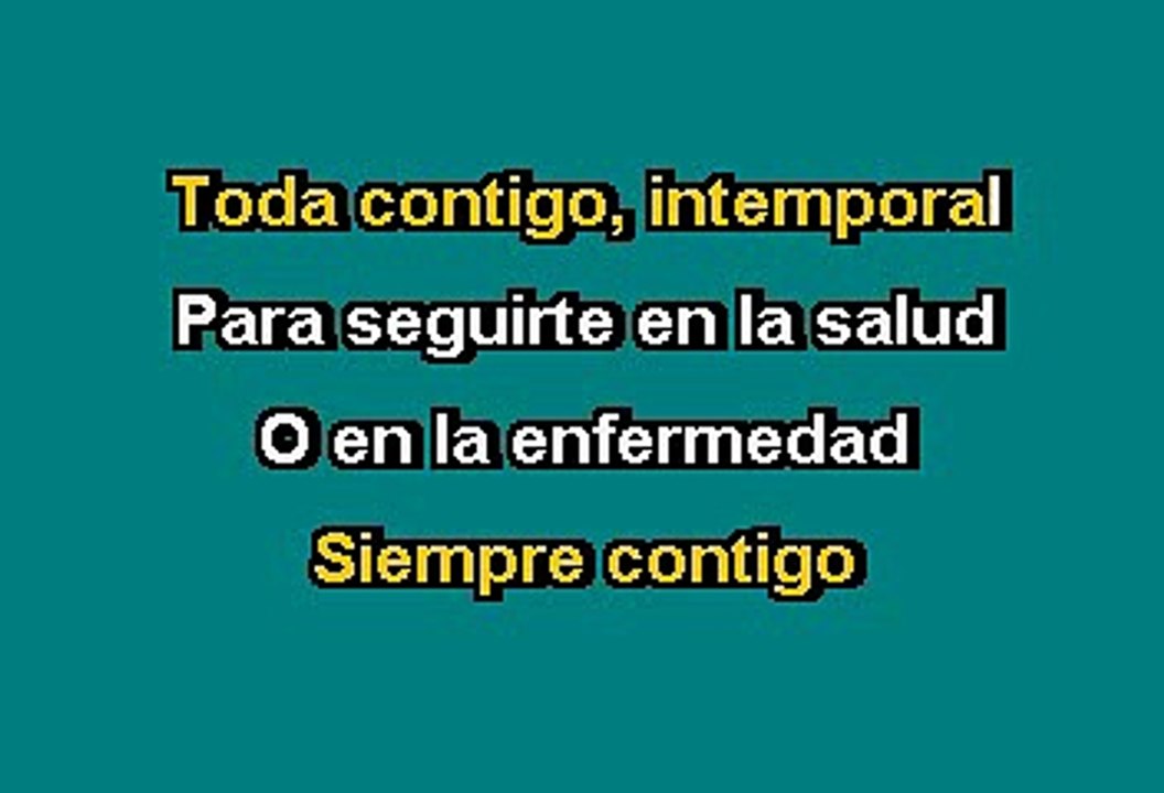 Lucero - Siempre Contigo (Karaoke)