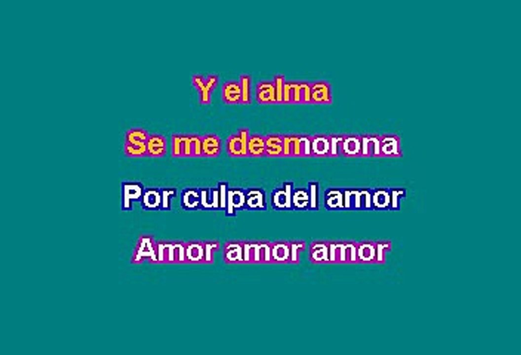 Manuel Mijares - Cuatro veces amor (Karaoke)