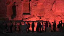 Las termas romanas de Caracalla abren al público en las noches durante el verano