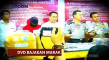 Petugas Sita Ribuan Keping VCD dan DVD Bajakan