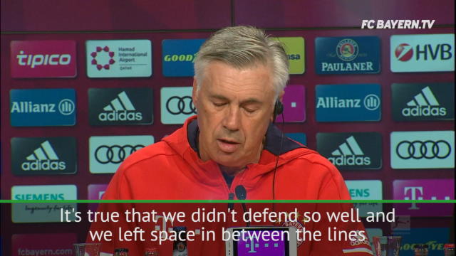 Ancelotti calls for Bayern defensive improvement after opening win