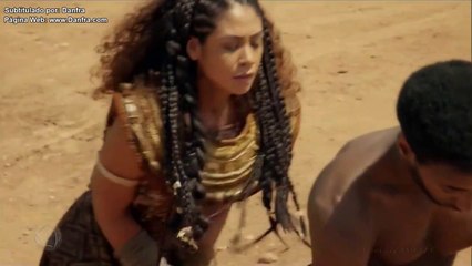 La tierra prometida cap 272 y cap 273 en español. Salmon y Otniel liberan a la familia de Zuma en manos de comerciantes de esclavos