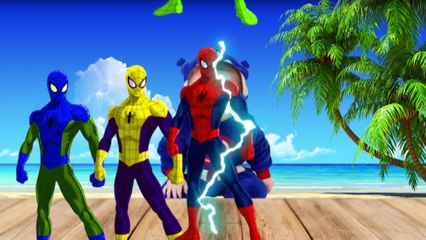 Bad Baby Crying Learn Color With Spiderman - Finger Family Song Learn Color For Kid