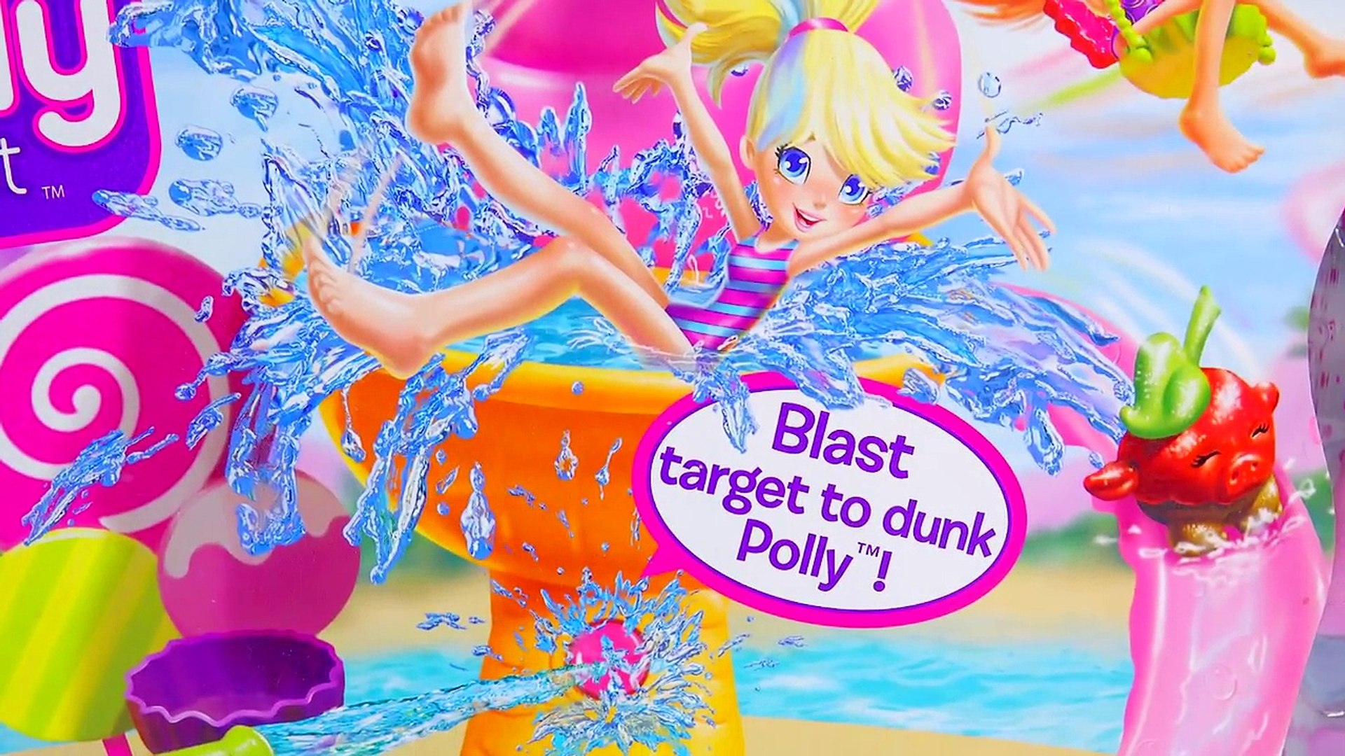 Mermaid Polly Pocket Color Changers Race N Splash Pool Party Dunk