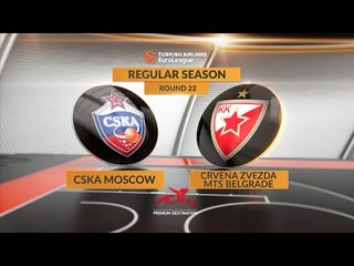 Highlights: CSKA Moscow-Crvena Zvezda mts Belgrade