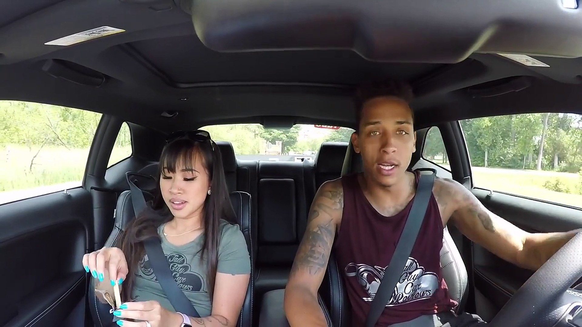 tall guy car reviews girlfriend kim instagram