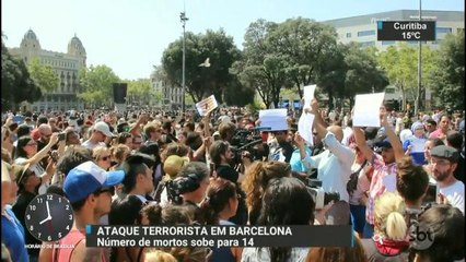 Número de mortos no atentado em Barcelona chega a 14