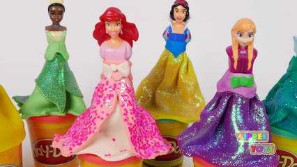 From PEZ to Disney Princess Play Doh Dresses with Glitter Compilation Video for Children and Kids-ZkZXHNSvAig