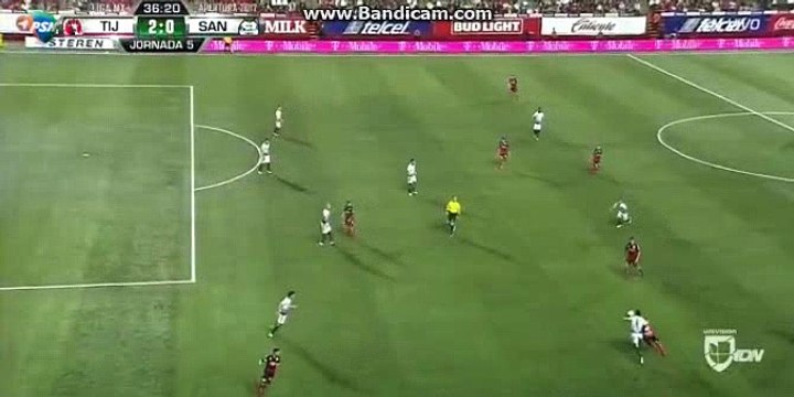 Victor Ignacio Malcorra Goal ~ Club Tijuana vs Santos Laguna 2-0